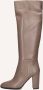 LINA LOCCHI Hoge Laarzen Dames At 161 Maat: 38 Materiaal: Leer Kleur: Taupe - Thumbnail 2