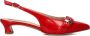 LINA LOCCHI Slingbacks Dames Au 23 Maat: 42 Materiaal: Lakleer Kleur: Rood - Thumbnail 2
