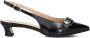 LINA LOCCHI Slingbacks Dames Au 23 Maat: 36 Materiaal: Lakleer Kleur: Zwart - Thumbnail 2