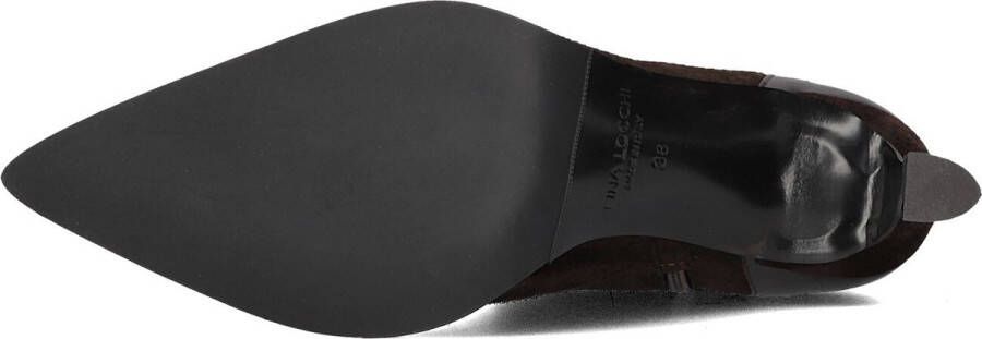 Lina Locchi Av 131 Enkellaarsjes Enkelboots met rits Dames Bruin