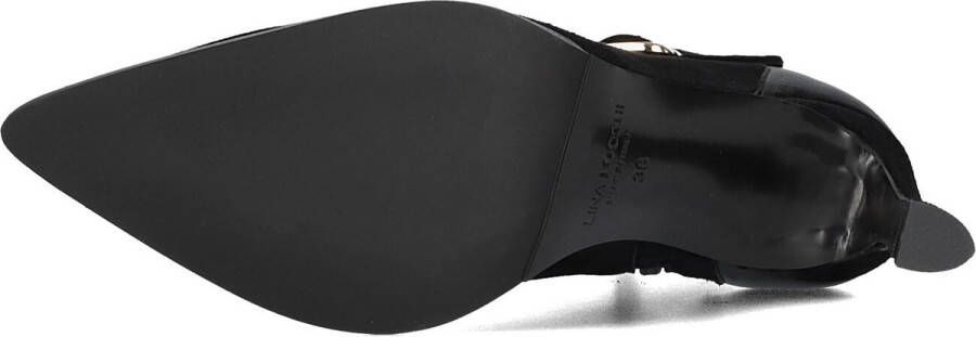 LINA LOCCHI Enkellaarsjes Dames Av 131 Maat: 39 Materiaal: Suède Kleur: Zwart - Foto 3