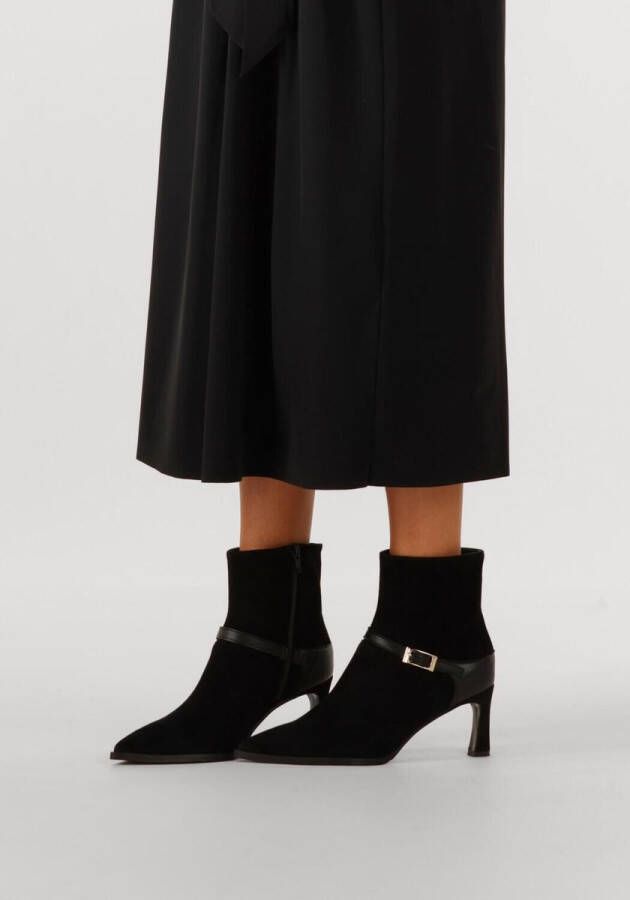 Lina Locchi Av 131 Enkellaarsjes Enkelboots met rits Dames Zwart
