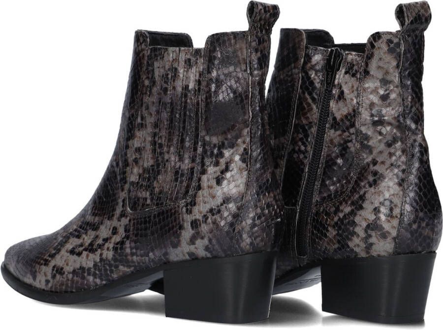 Lina Locchi Av 230 Enkellaarsjes Enkelboots met rits Dames Zwart
