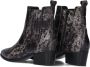 LINA LOCCHI Enkellaarsjes Dames Av 230 Maat: 42 Materiaal: Leer Kleur: Zwart - Thumbnail 2