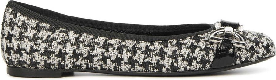 Lina Locchi Ballerina's Dames Damesschoenen L1339 Zwart wit