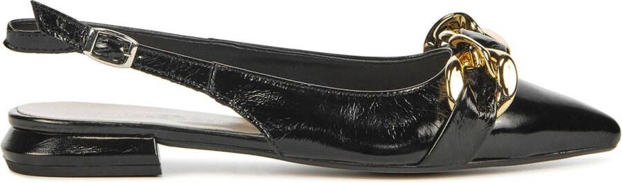 LINA LOCCHI Ballerina Dames L1308 Maat: 36 Materiaal: Lak Kleur: Zwart