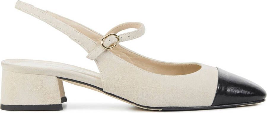 LINA LOCCHI Slingbacks Dames L1413 Maat: 40 Materiaal: Leer Kleur: Beige