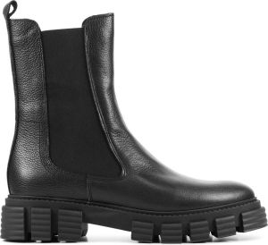 Lina Locchi Chelsea boots Dames Laarzen Damesschoenen Nubuck L1198 Zwart