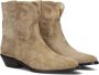 LINA LOCCHI Enkellaarsjes Dames L1411 Maat: 42 Materiaal: Suède Kleur: Taupe - Thumbnail 2