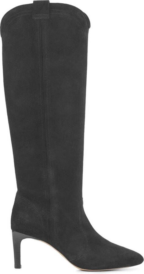 LINA LOCCHI Hoge Laarzen Dames L1320 Maat: 36 Materiaal: Suède Kleur: Zwart