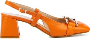 Lina Locchi Dames Pumps Damesschoenen Leer Geen hoogte 2 cm L1270 Oranje