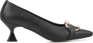 Lina Locchi Dames Pumps Damesschoenen Leer Kitten heel hoogte 5 cm L1271 Zwart