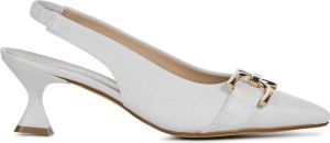 Lina Locchi Dames Pumps Damesschoenen Leer Geen hoogte 2 cm L1276 Ecru