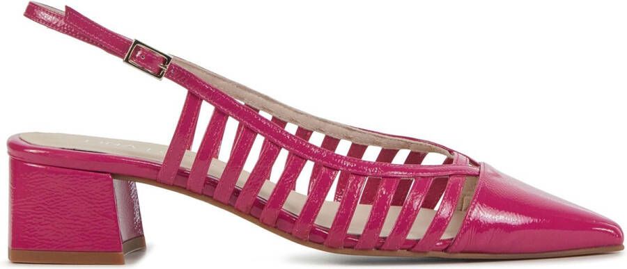 Lina Locchi Dames Pumps Damesschoenen Leer Geen hoogte cm L1277 Fuchsia