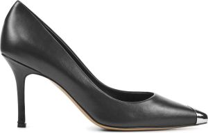 Lina Locchi Pumps Stiletto Dames Damesschoenen Leer hoogte 8 cm L1211 Zwart