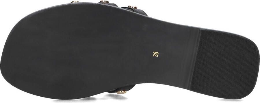 Lina Locchi Dames Slippers Led Slipper Met Studs Zwart