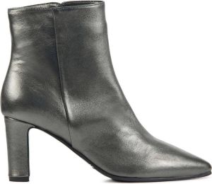 Lina Locchi Enkellaarsjes Dames Laarzen Damesschoenen Leer L1281 Lood