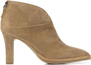 Lina Locchi Vrouwen Suède Enkellaarsjes Laarzen Damesschoenen L1097 sue Beige