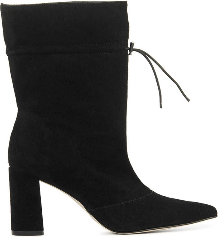 LINA LOCCHI Enkellaarsjes Dames L1140 Sue Maat: 35 Materiaal: Suède Kleur: Zwart - Foto 2