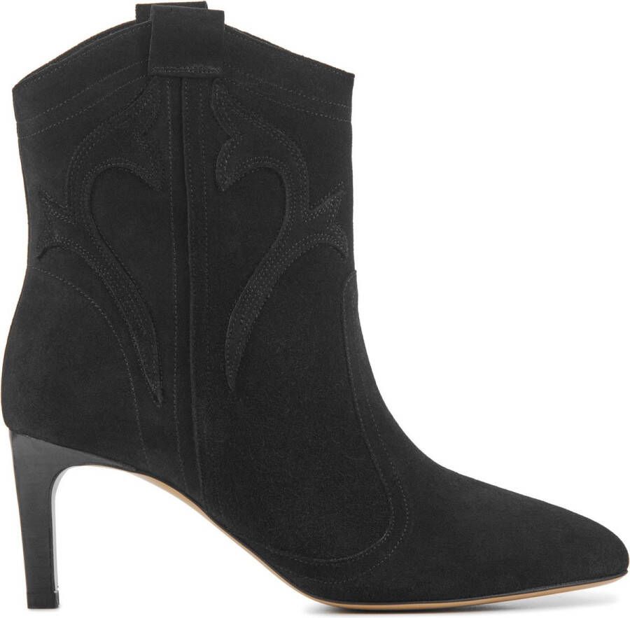LINA LOCCHI Enkellaarsjes Dames L1299 Maat: 36 Materiaal: Suède Kleur: Zwart