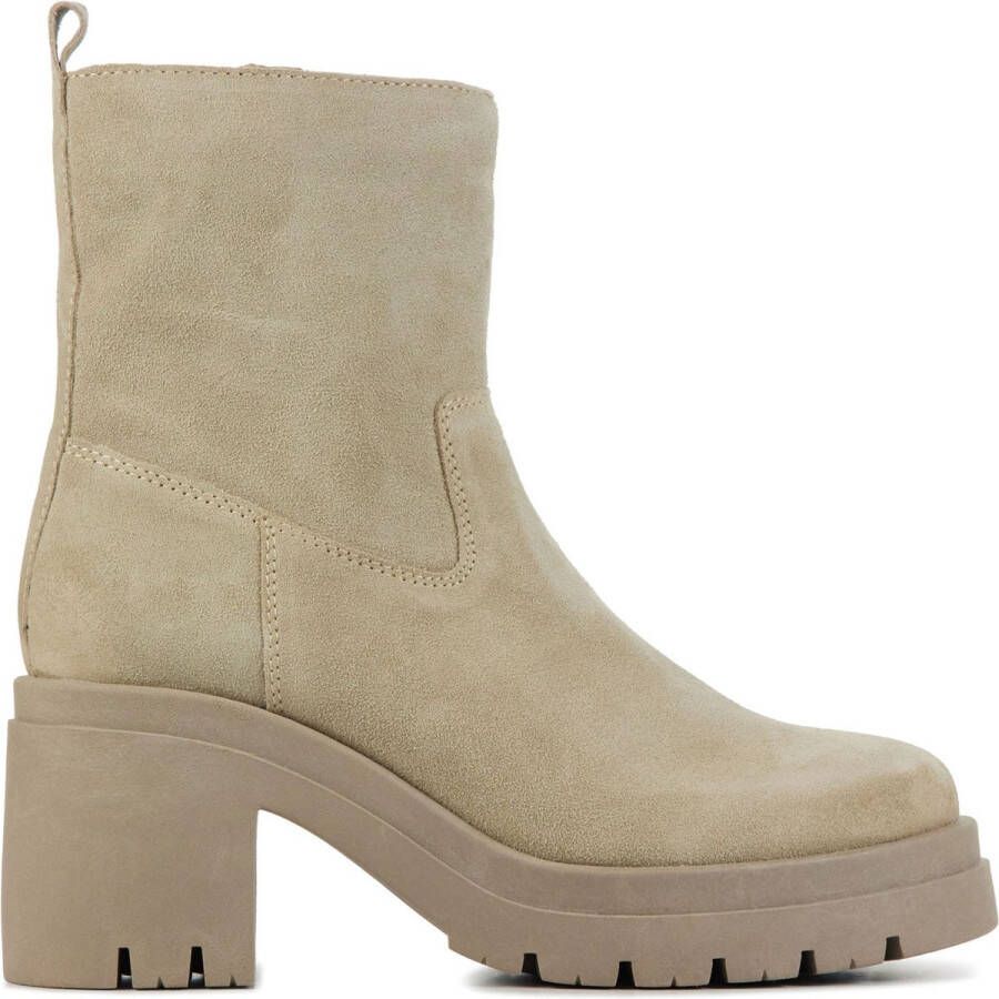 LINA LOCCHI Enkellaarsjes Dames L1201 Maat: 41 Materiaal: Suède Kleur: Beige