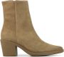 LINA LOCCHI Enkellaarsjes Dames L1208 Maat: 36 Materiaal: Suède Kleur: Beige - Thumbnail 1