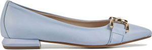 Lina Locchi Instappers Dames Instapschoenen Damesschoenen Leer L1274 Jeans blauw