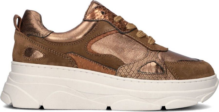 LINA LOCCHI Lage Sneakers Dames Jana Maat: 37 Materiaal: Leer Kleur: Brons