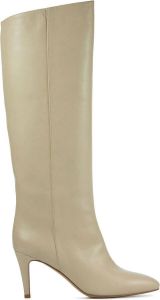 Lina Locchi Klassieke laarzen Dames Laarzen Damesschoenen Leer RS2361 led Gebroken wit