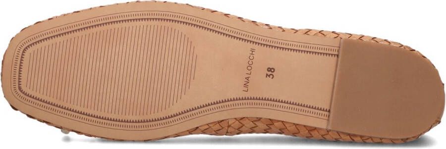 LINA LOCCHI Ballerina Dames L1360 Maat: 36 Materiaal: Leer Kleur: Camel