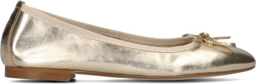 Lina Locchi L1377 Ballerina's Dames Ballarina Schoenen Instappers Goud