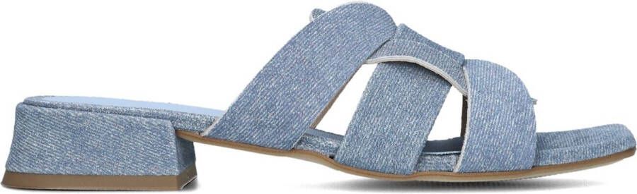 LINA LOCCHI Slippers Dames L1380 Maat: 38 Materiaal: Denim Kleur: Blauw