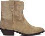 LINA LOCCHI Enkellaarsjes Dames L1411 Maat: 42 Materiaal: Suède Kleur: Taupe - Thumbnail 1