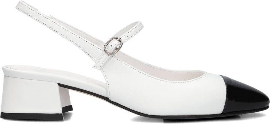 LINA LOCCHI Slingbacks Dames L1412 Maat: 37 Materiaal: Leer Kleur: Wit