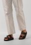 LINA LOCCHI Slippers Dames Led 2 Band Slipper Maat: 38 Materiaal: Leer Kleur: Zwart - Thumbnail 2