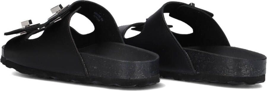 LINA LOCCHI Slippers Dames Led 2 Band Slipper Maat: 41 Materiaal: Leer Kleur: Zwart - Foto 2