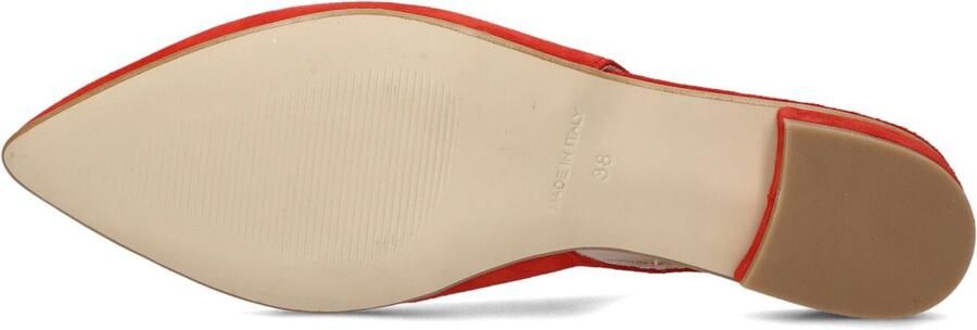 LINA LOCCHI Slingbacks Dames 010-72 Maat: 38 Materiaal: Suède Kleur: Rood - Foto 3