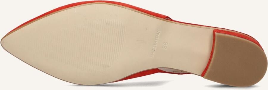LINA LOCCHI Slingbacks Dames 010-72 Maat: 36 Materiaal: Suède Kleur: Rood - Foto 3