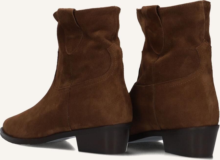 LINA LOCCHI Enkellaarsjes Dames 39445 Maat: 40 Materiaal: Suède Kleur: Bruin - Foto 4