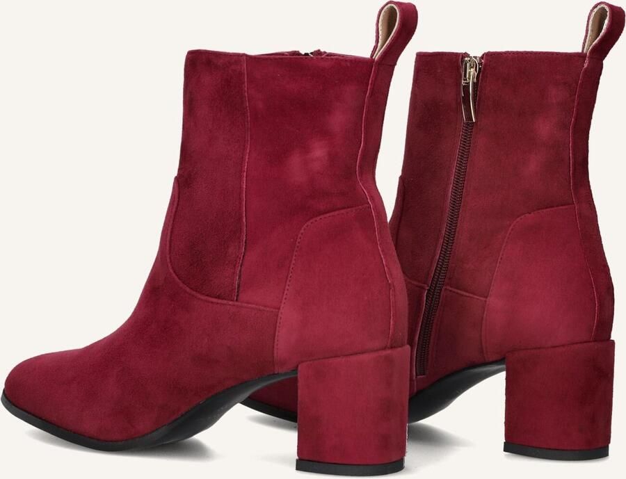 LINA LOCCHI Enkellaarsjes Dames 8543 Maat: 39 Materiaal: Suède Kleur: Rood - Foto 3