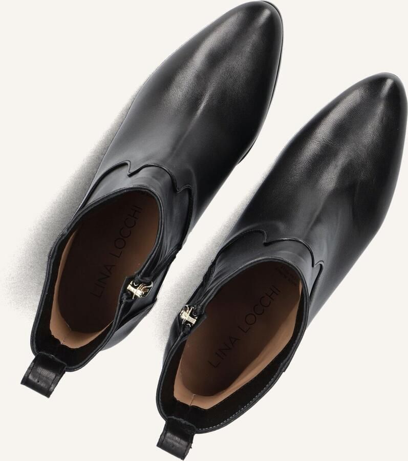 LINA LOCCHI Enkellaarsjes Dames 8543 Maat: 38 Materiaal: Leer Kleur: Zwart - Foto 3
