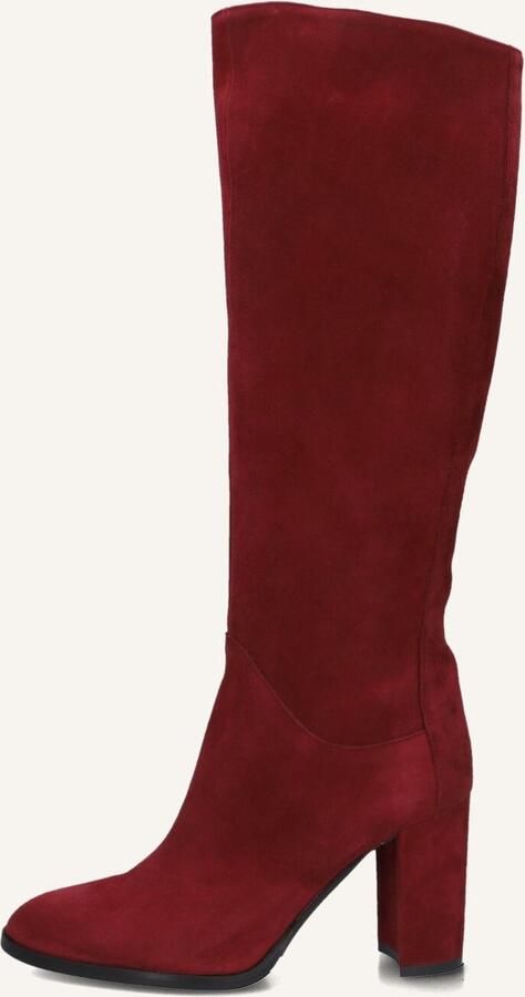 LINA LOCCHI Hoge Laarzen Dames Ar 140 Maat: 42 Materiaal: Suède Kleur: Rood - Foto 2
