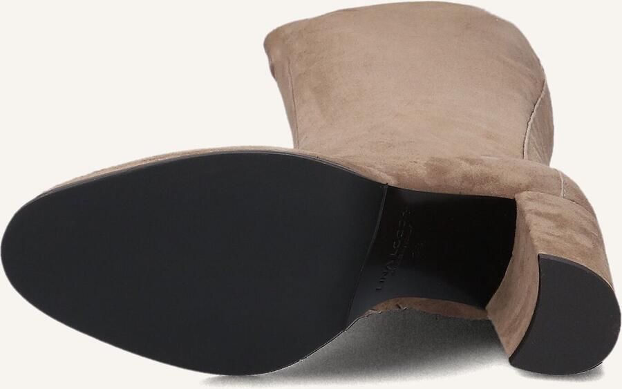 LINA LOCCHI Hoge Laarzen Dames Ar 140 Maat: 37 Materiaal: Suède Kleur: Taupe - Foto 2