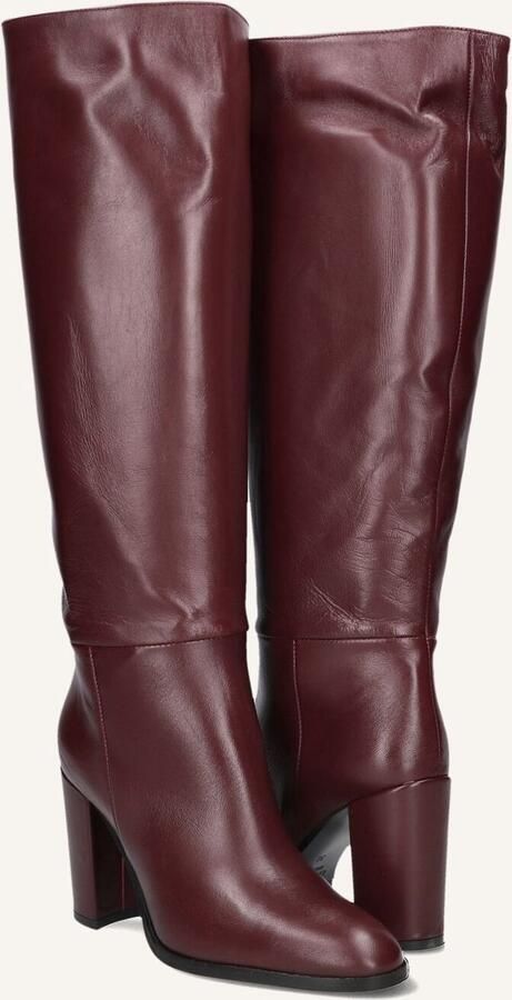 LINA LOCCHI Hoge Laarzen Dames At 161 Maat: 37 Materiaal: Leer Kleur: Rood - Foto 2