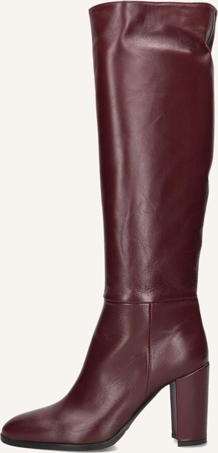LINA LOCCHI Hoge Laarzen Dames At 161 Maat: 39 Materiaal: Leer Kleur: Rood - Foto 2