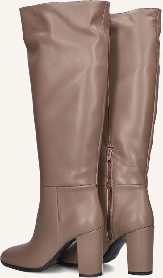 LINA LOCCHI Hoge Laarzen Dames At 161 Maat: 39 Materiaal: Leer Kleur: Taupe - Foto 2