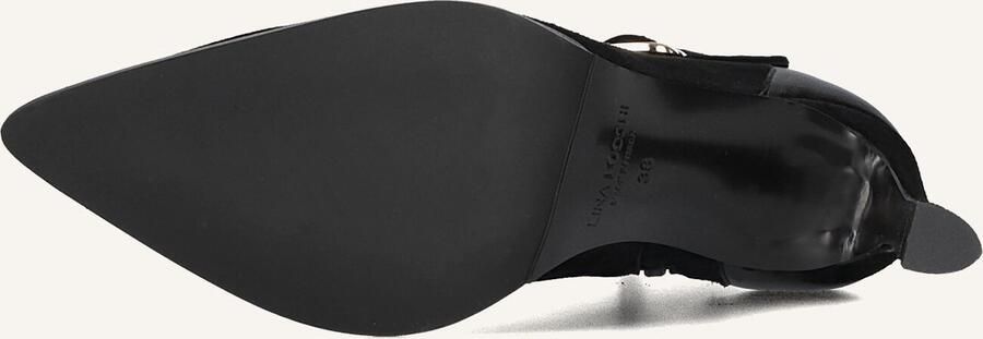 LINA LOCCHI Enkellaarsjes Dames Av 131 Maat: 37 Materiaal: Suède Kleur: Zwart - Foto 2