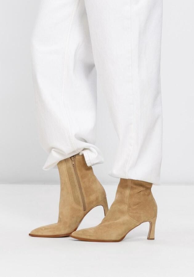 LINA LOCCHI Enkellaarsjes Dames Av 136 Lis Maat: 42 Materiaal: Suède Kleur: Beige - Foto 6