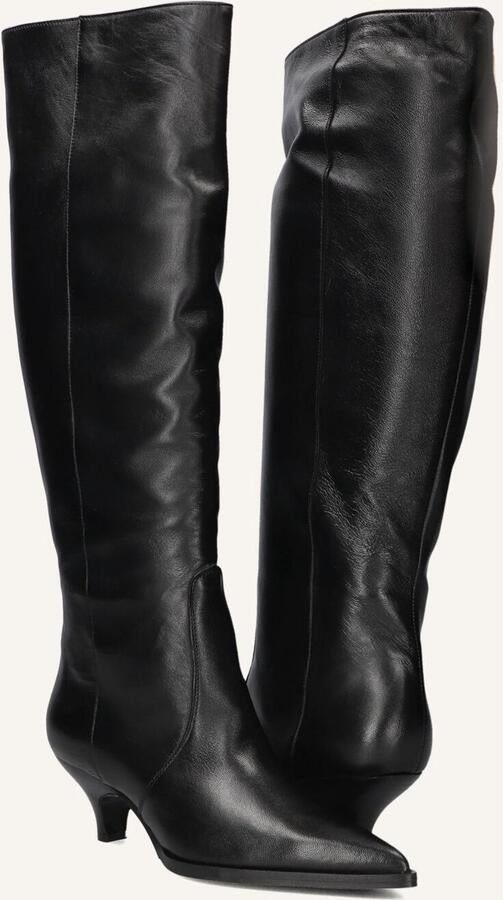 LINA LOCCHI Hoge Laarzen Dames Av 256 Maat: 38 Materiaal: Leer Kleur: Zwart - Foto 3