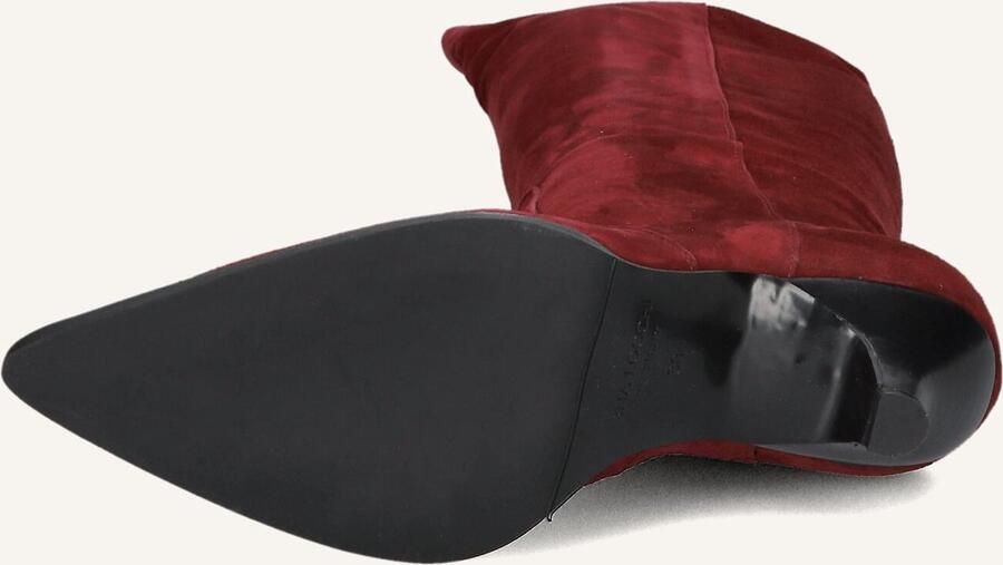 LINA LOCCHI Hoge Laarzen Dames Av 256 Maat: 38 Materiaal: Suède Kleur: Rood - Foto 2
